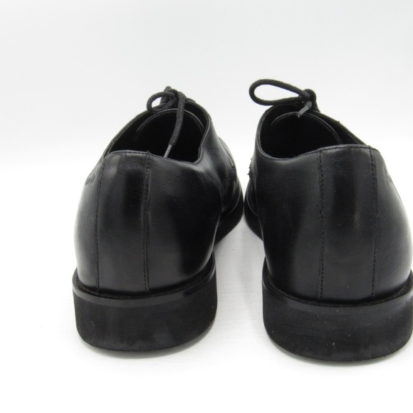 Pronto Size 10 M Black Leather Oxford Mens C3A A16
